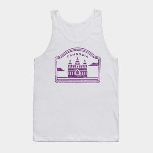 Cambodia - Purple Print Edition Tank Top